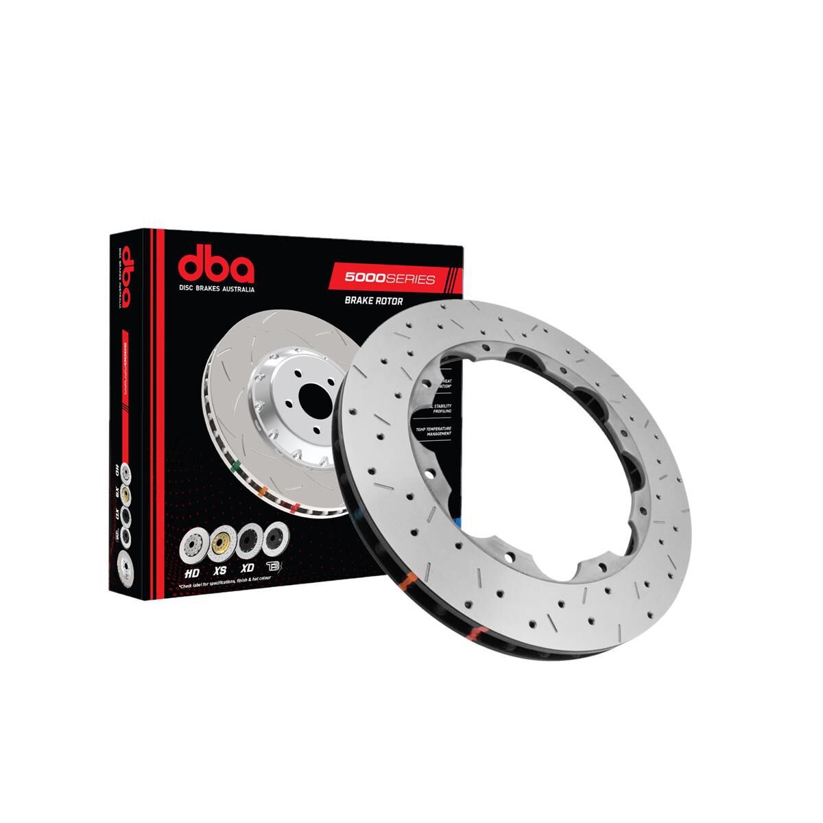 5000 Rotor XS Crossdrilled/slotted KP ( OPEL VRX/OPC 13 -> Brembo Replacment F ) Supplied Without Nuts, , scaau_hi-res