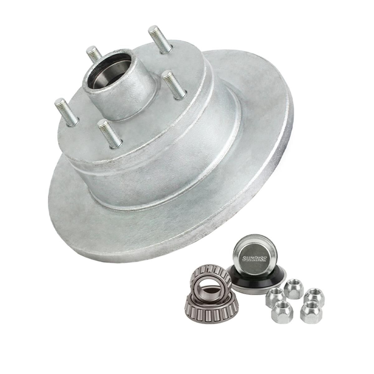 Sunrise Trailer Disc Hub Galvanised - Ford, S/Line, , scaau_hi-res
