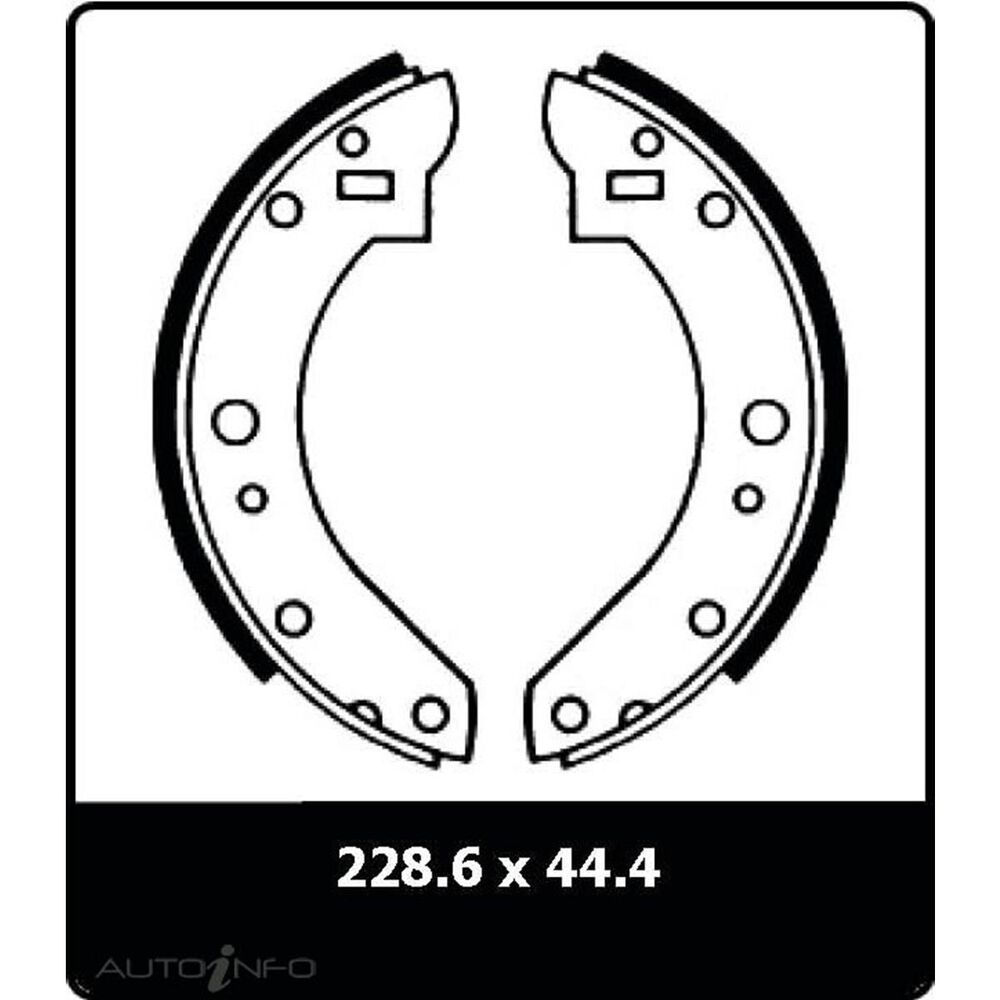 Protex Brake Shoes N1008 Supercheap Auto