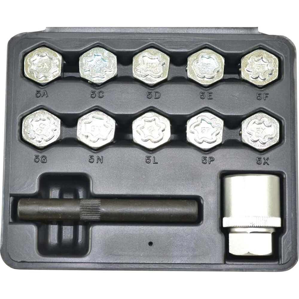 Endeavour Locking Wheel Nut Socket Set Suits Mercedes ET6059
