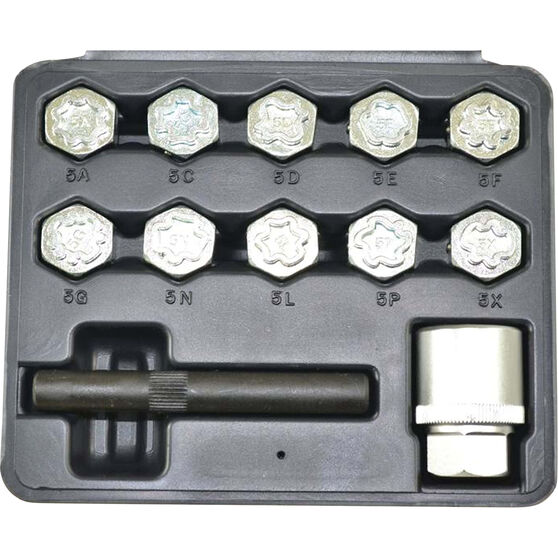 Endeavour Locking Wheel Nut Socket Set Suits Mercedes ET6059