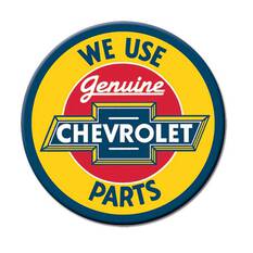 Sign-Chevy Round Genuine Parts-Round, , scaau_hi-res