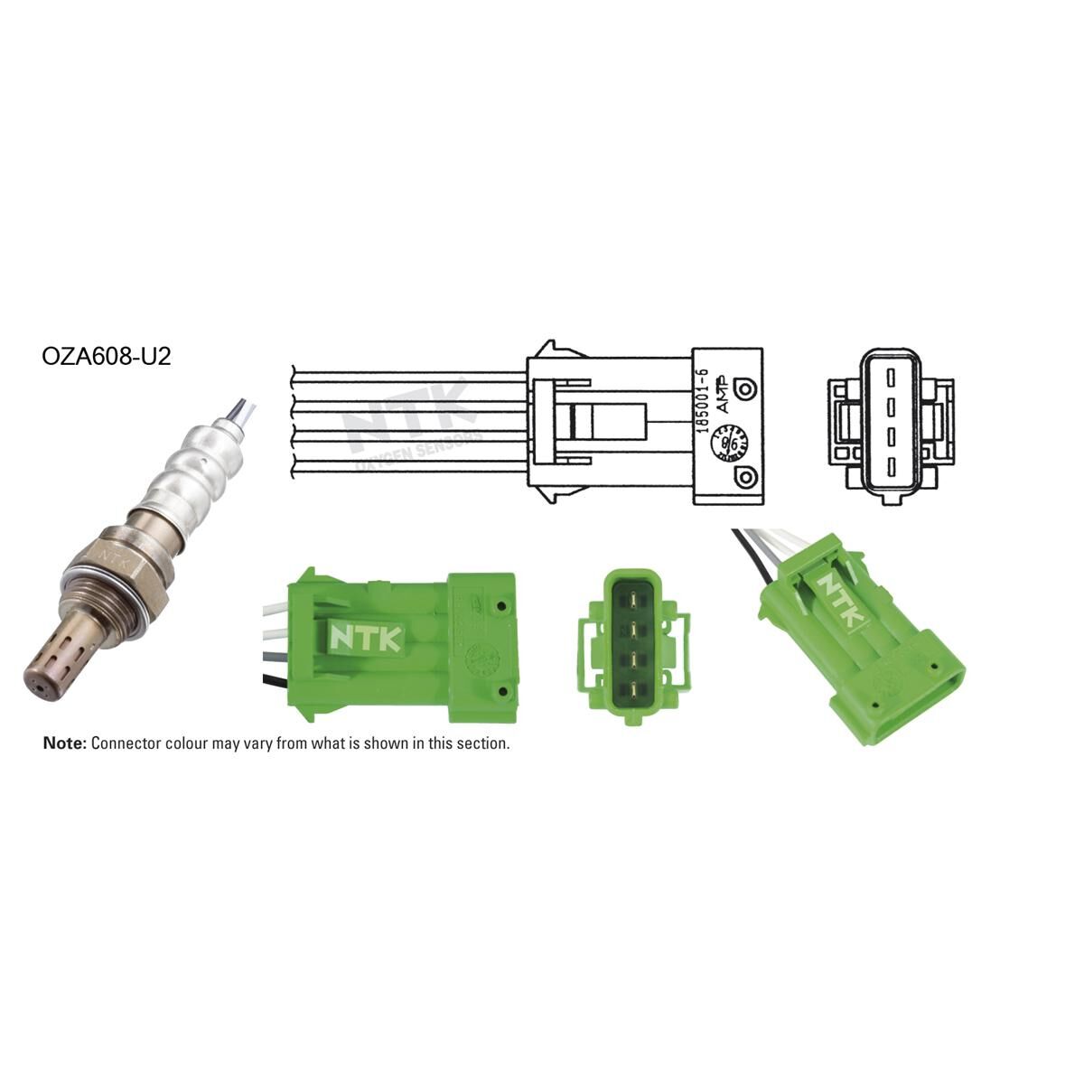 NTK OXYGEN SENSOR - OZA608-U2, , scaau_hi-res