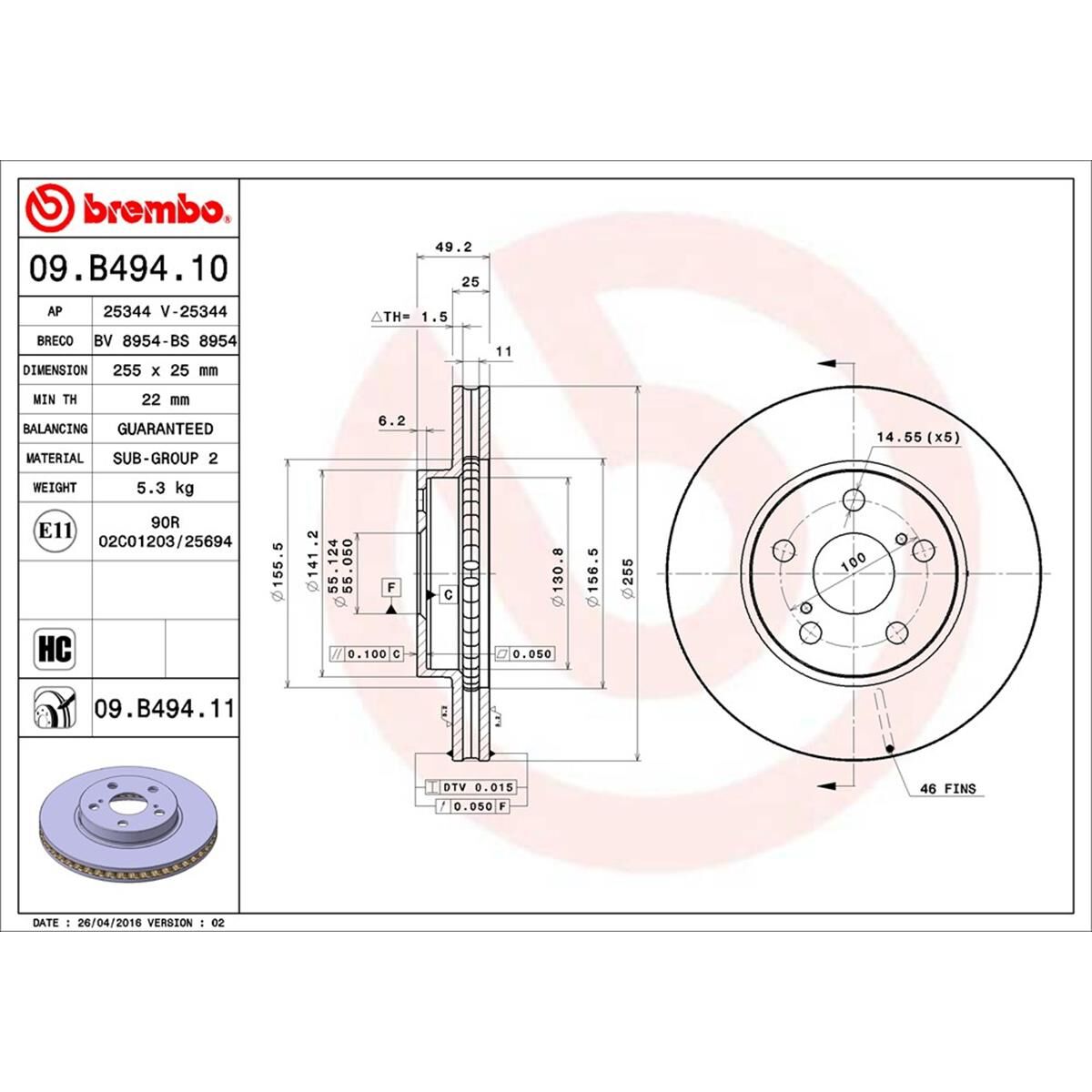 BREMBO DISC ROTOR, , scaau_hi-res