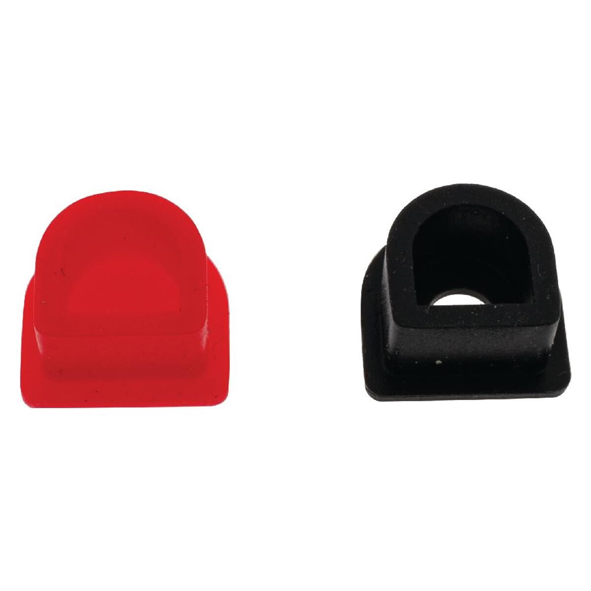 PKT 2 RED & BLACK CABLE FIXING PLUG T/S 50amp CONNECTORS - CONNECTORS CRIMP TERMINALS, , scaau_hi-res