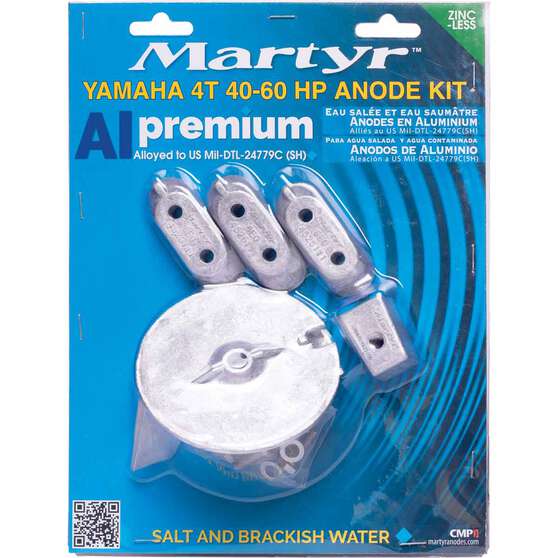 Martyr Alloy Outboard Anode Kit - CMY4060KITA, , scaau_hi-res