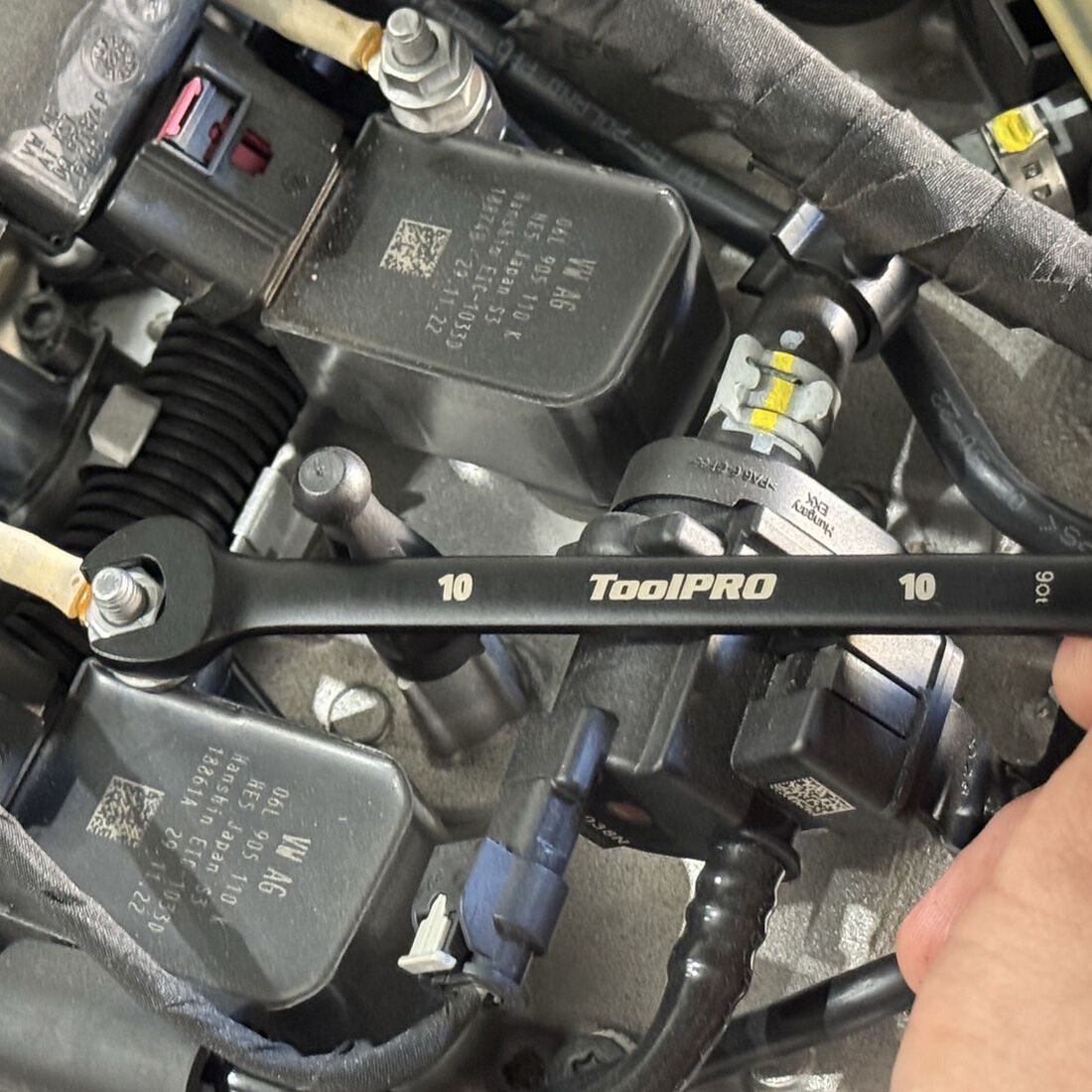 ToolPRO Black Ratchet Spanner Set 90-Tooth 7 Piece, , scaau_hi-res