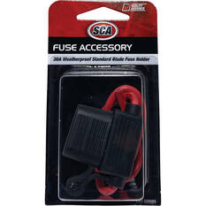 SCA Automotive Fuse Holder with Weatherproof Cap -  Standard Blade, 30 Amp, , scaau_hi-res