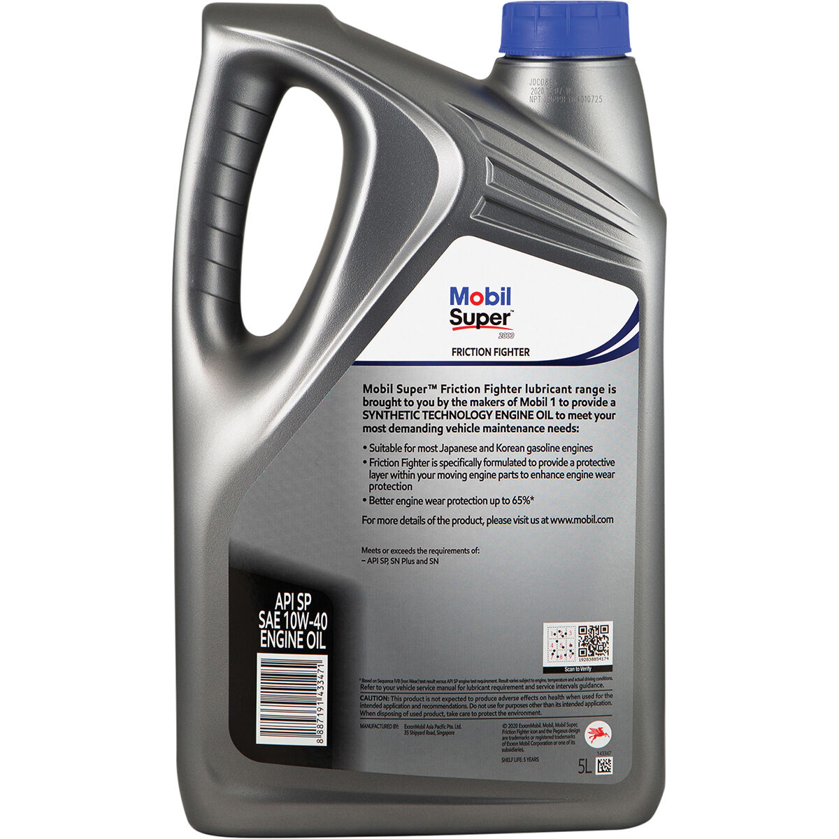 Mobil Super Friction Fighter 10W-40 5 Litre, , scaau_hi-res