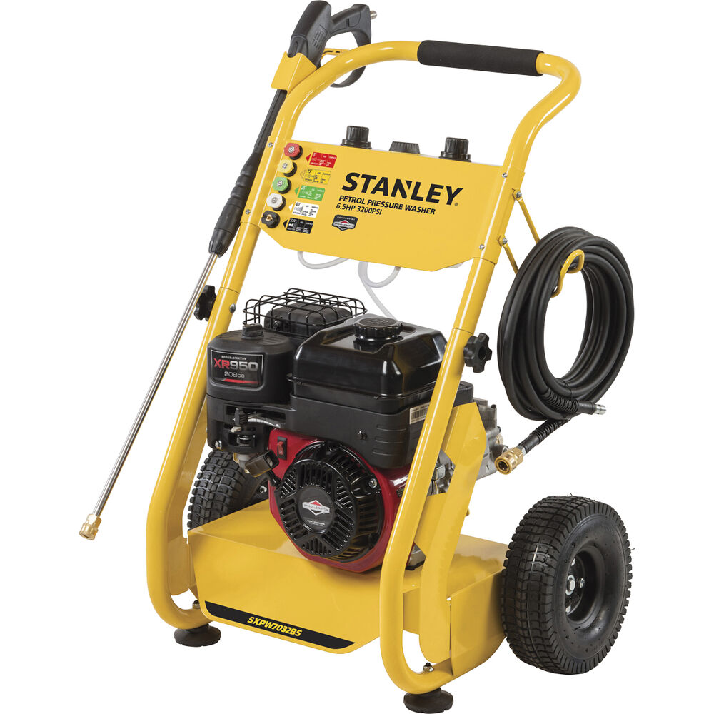 Stanley Petrol Pressure Washer 6.5HP, 3200 PSI