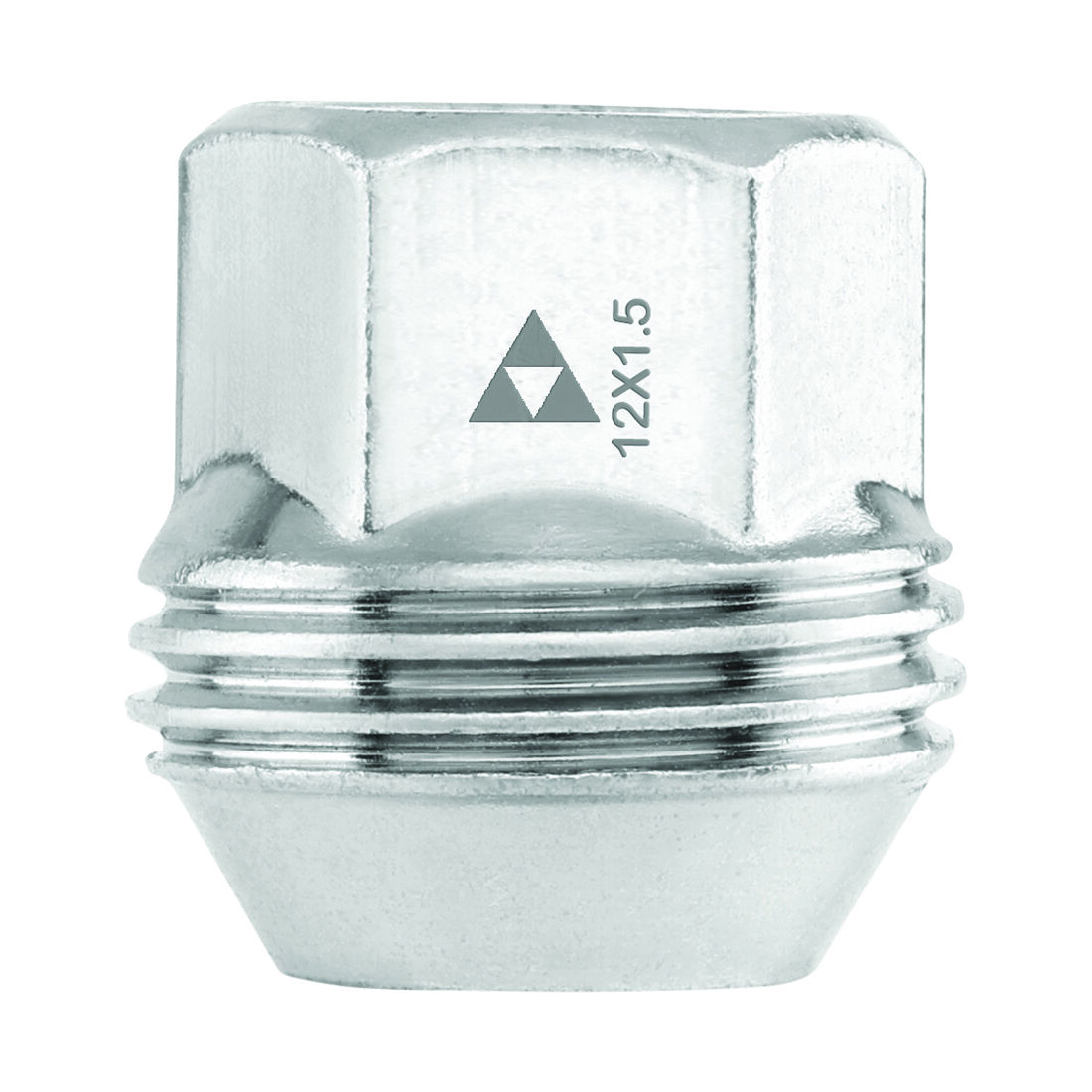Tridon Wheel Nuts M12x1.5. Tapered Seat. Open Ended Nut. 19mm Hex. External Thread, , scaau_hi-res
