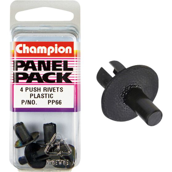 Champion Plastic Push Rivets Pp66 Panel Pack Supercheap Auto