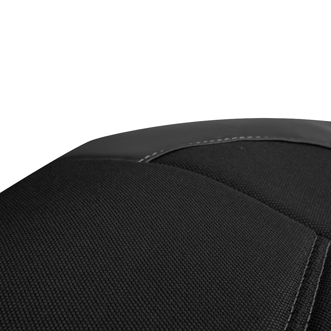 SCA Memory Foam Flax & Leather Look Seat Covers Black Adjustable Headrests Airbag Compatible, , scaau_hi-res