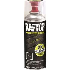 Raptor 2K Protective Coating, Black - 400mL, , scaau_hi-res