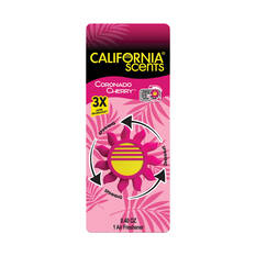 California Scents Novelty Sun Spinner Car Air Freshener Vent Clip, Coronado Cherry Scent, , scaau_hi-res