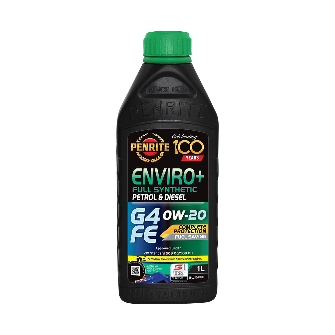 Penrite Enviro+ G4 FE Engine Oil - 0W-20 1 Litre, , scaau_hi-res
