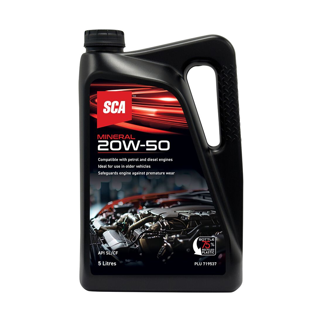 SCA Mineral Engine Oil 20W-50 5 Litre, , scaau_hi-res