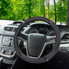 SCA Steering Wheel Cover Bling Leather Look/PVC 380mm Diameter, , scaau_hi-res