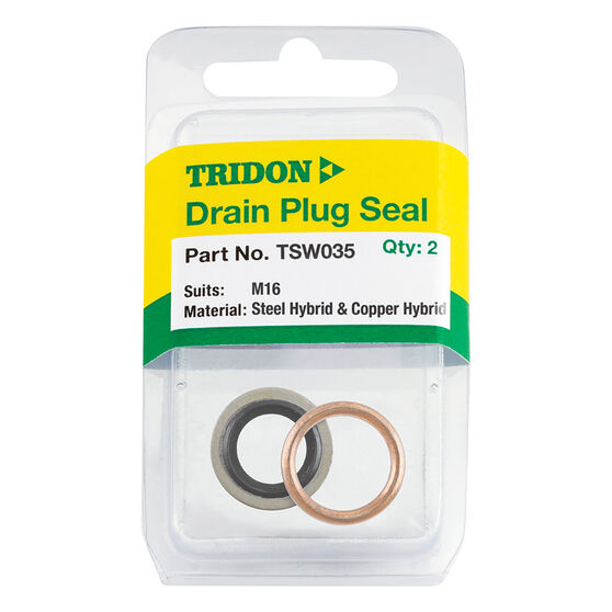 Tridon Oil Drain Plug Washer Pair TSW035, , scaau_hi-res