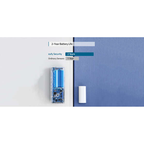 Eufy Wireless Door Entry Sensor Add On - T8900CD4, , scaau_hi-res