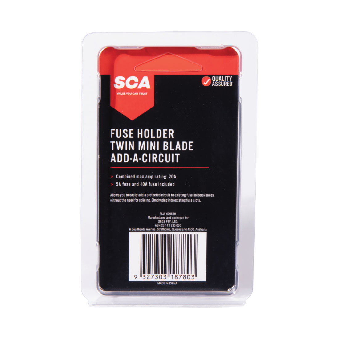 SCA Add a Circuit Twin Mini Fuse, , scaau_hi-res