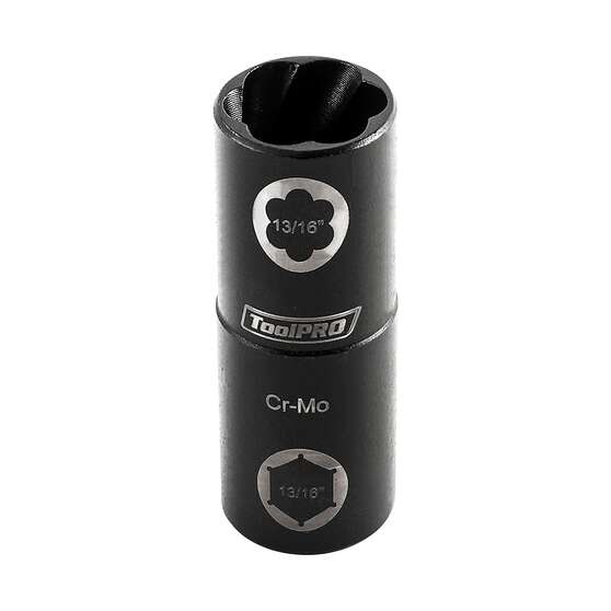 ToolPRO 1/2" DR Multi Purpose Double Ended Wheel Nut Socket Set 6 piece, , scaau_hi-res