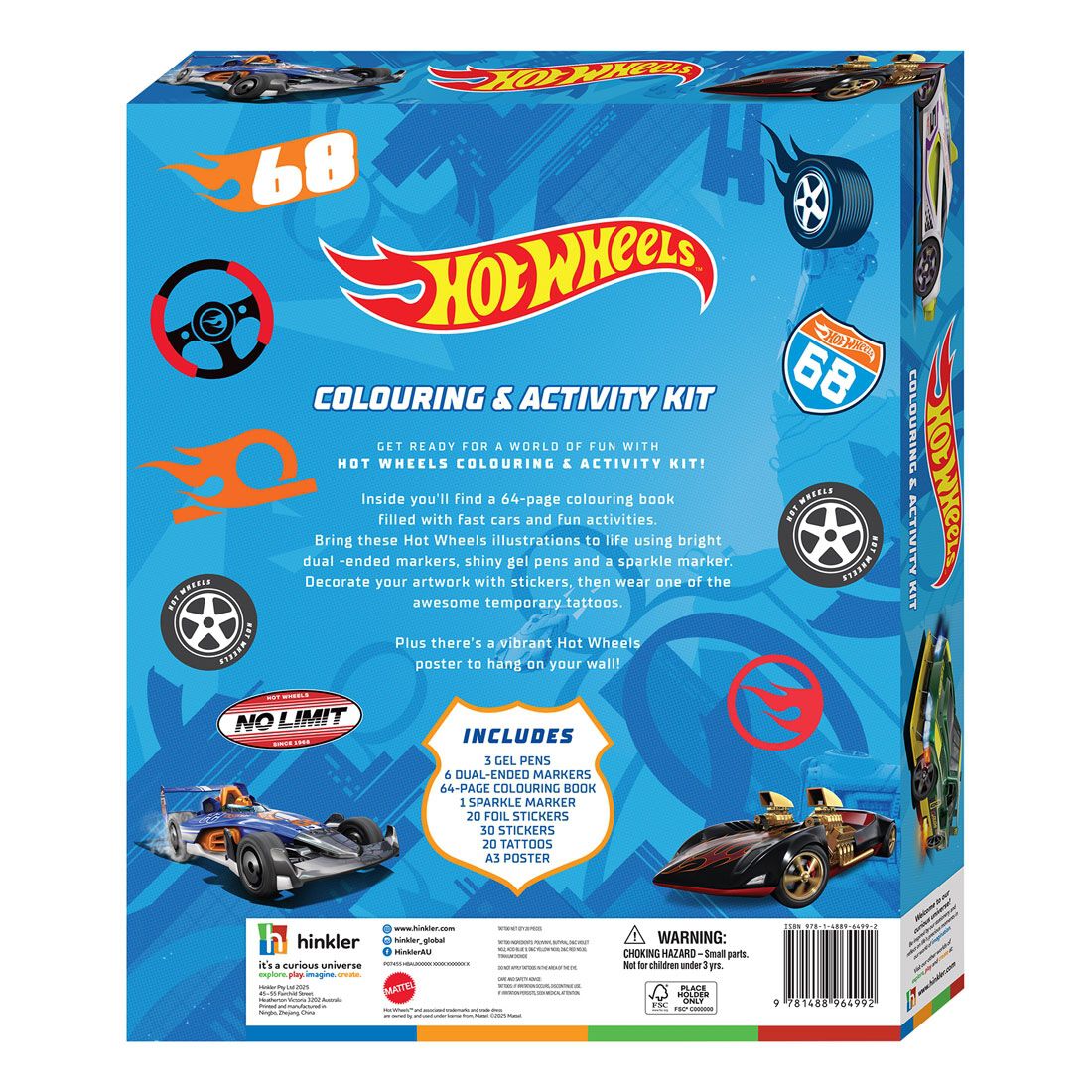 Super Kaleidoscope Kit Hot Wheels, , scaau_hi-res