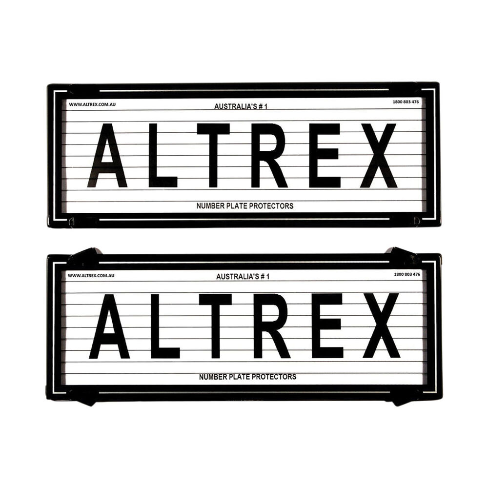 Altrex Number Plate Protector 6 Figure Standard With Lines 6LS