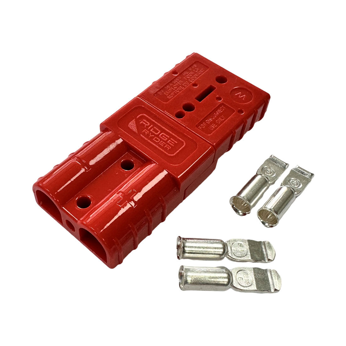 Ridge Ryder 50 Amp Connector Set -Red, 2 Pack, , scaau_hi-res
