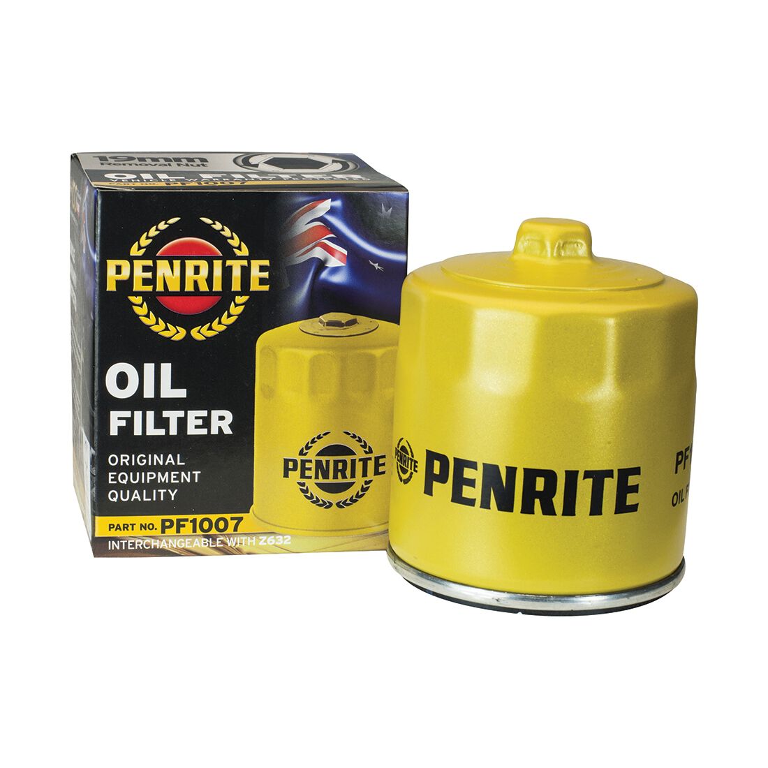 Penrite Oil Filter PF1007 (Interchangeable with Z632), , scaau_hi-res