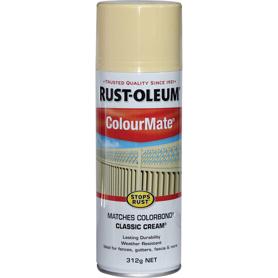 Rust-Oleum Aerosol Paint - Colourmate, Classic Cream 312g, , scaau_hi-res
