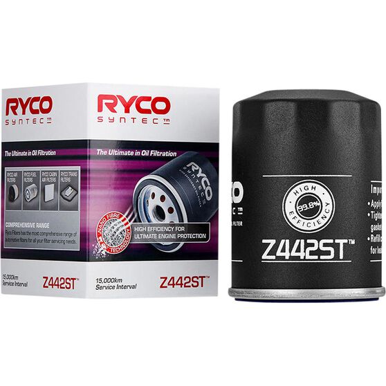 Ryco SynTec Oil Filter - Z442ST (Interchangeable with Z442), , scaau_hi-res