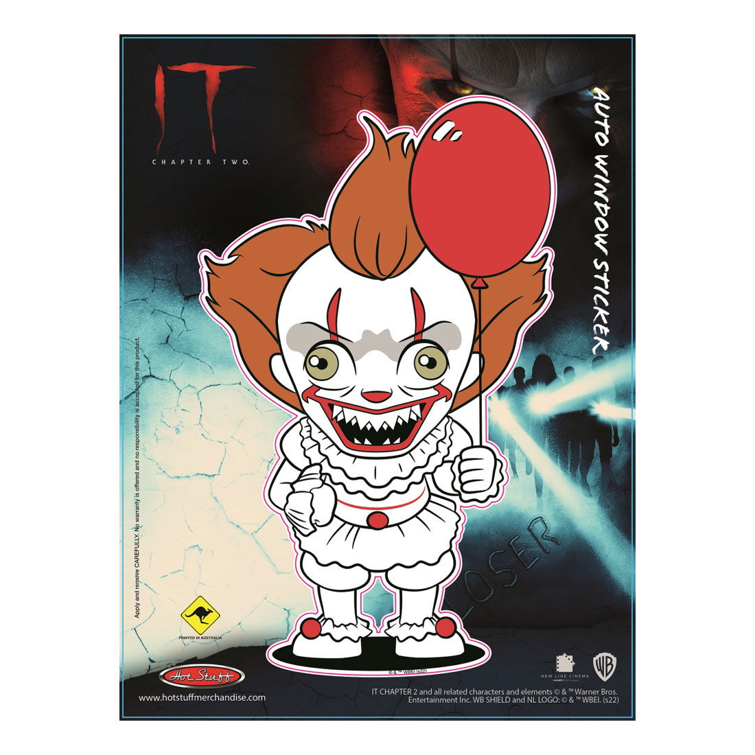 Hot Stuff Sticker Pennywise Chibi, , scaau_hi-res