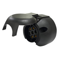 SCA Trailer Socket 7 Pin Large Round, , scaau_hi-res