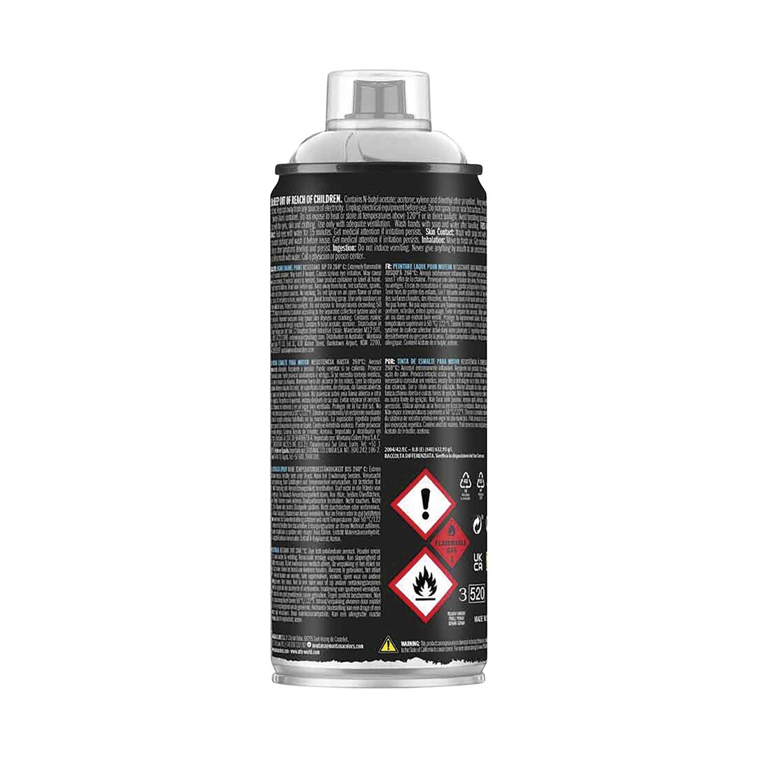 MTN PRO Engine Enamel Aluminium 400ml Spray Paint, , scaau_hi-res