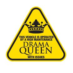 Hot Stuff Sticker - Drama Queen, , scaau_hi-res