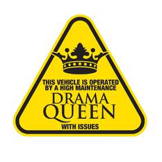 Sticker Drama Queen, Vinyl, , scaau_hi-res