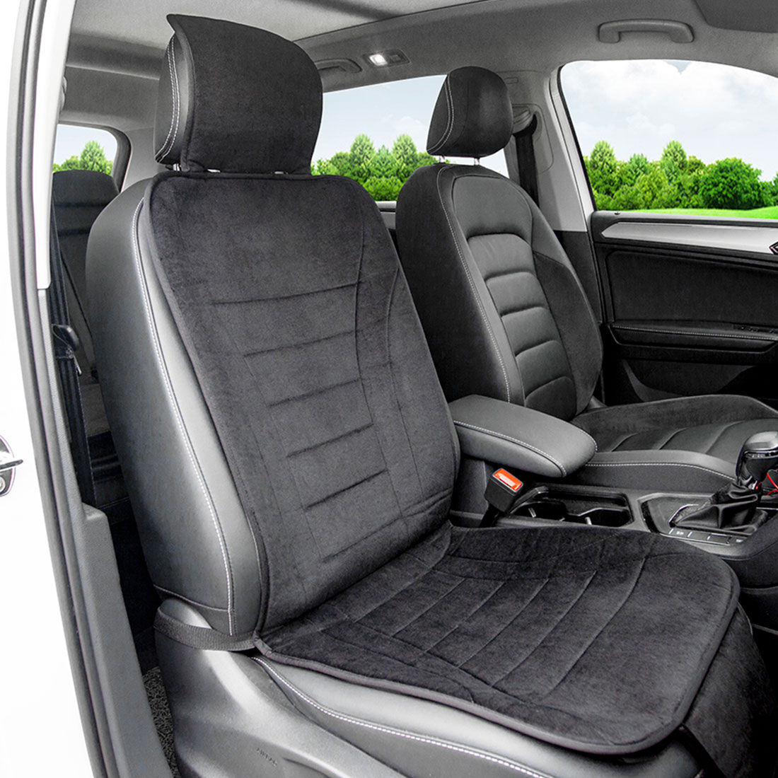 Cabin Crew Reversible Mesh/Velour Seat Cushion, , scaau_hi-res