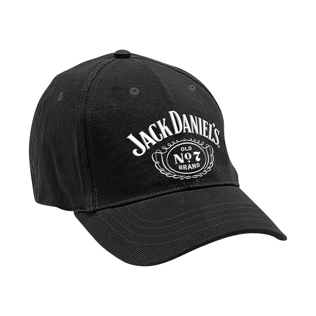 Jack Daniel's Brush Cotton Cap with Full Embroidery, , scaau_hi-res