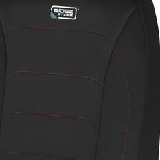 Ridge Ryder Neoprene Seat Covers Black/Red 30SAB, , scaau_hi-res