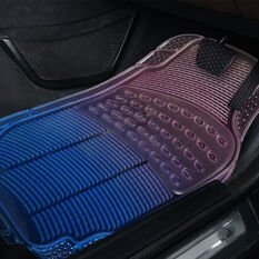 SCA Ombre Car Floor Mats PVC Pink/Blue Set of 4, , scaau_hi-res