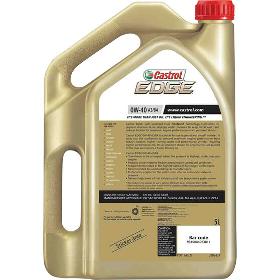 castrol edge engine oil