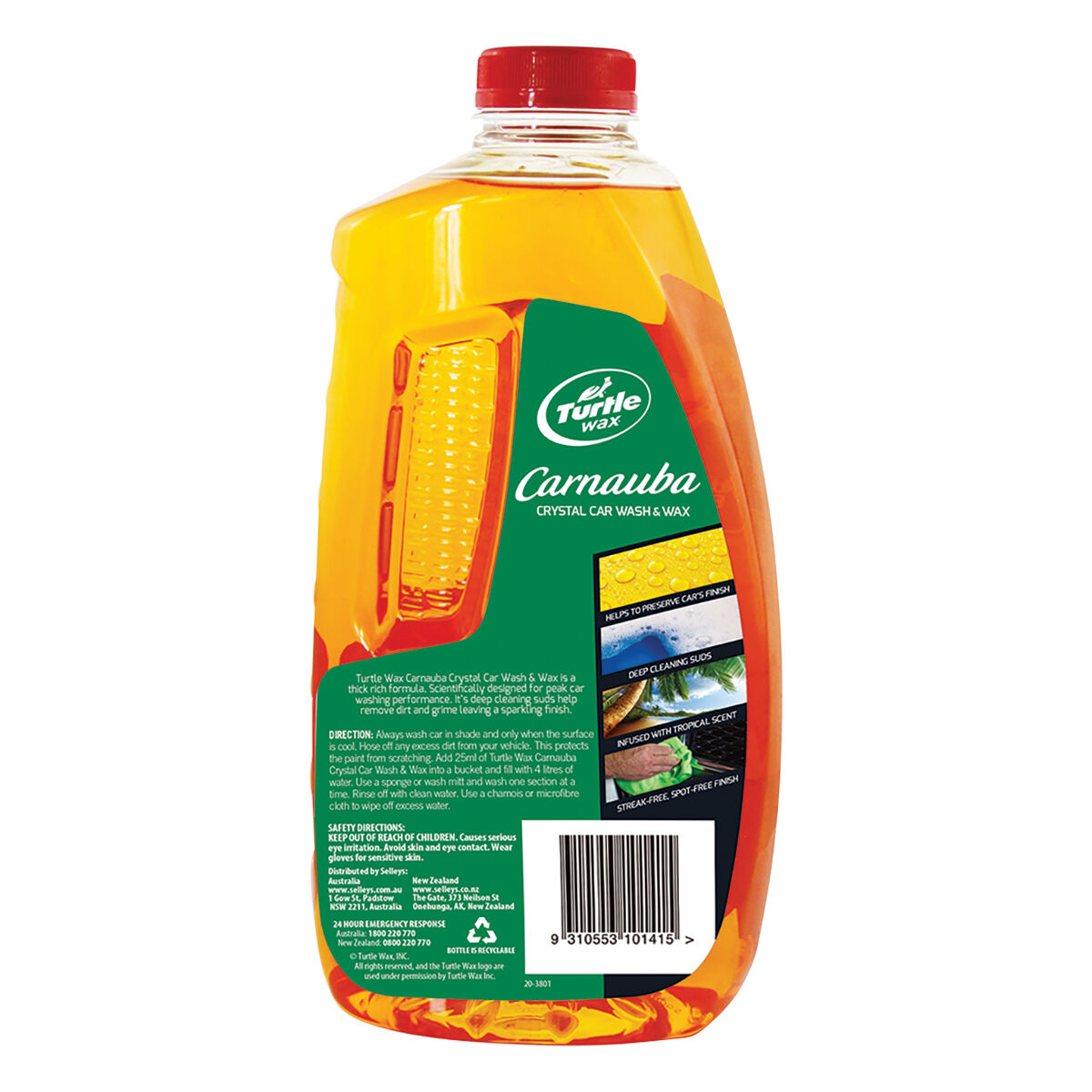 Turtle Wax Carnauba Wash & Wax 2 Litre, , scaau_hi-res