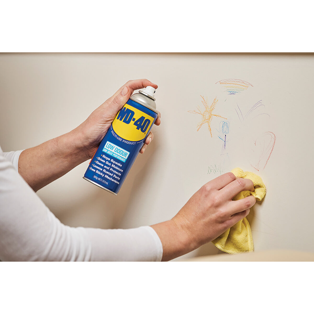 WD-40 Multi-purpose Lubricant Low Odour 300g, , scaau_hi-res