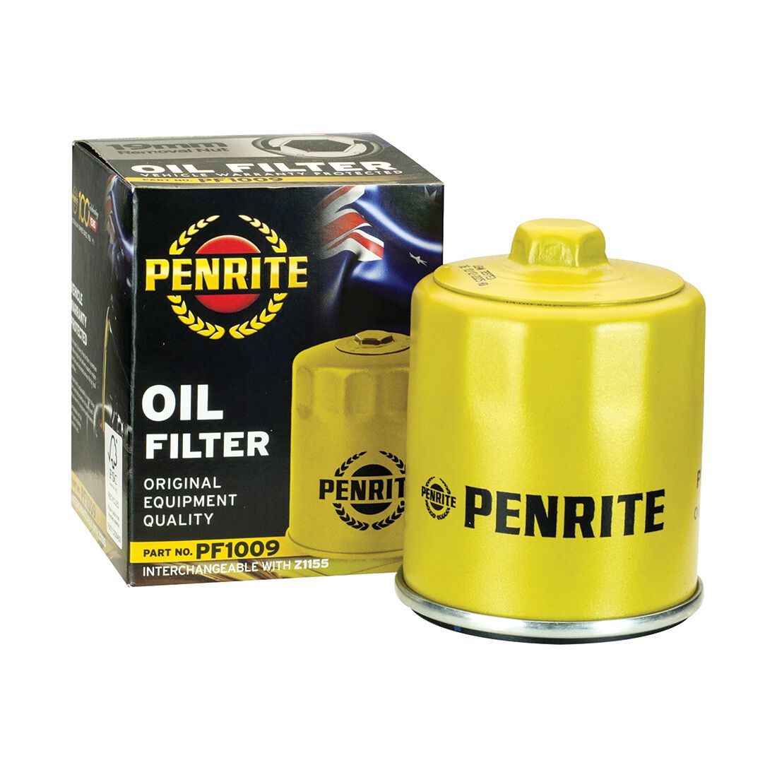 Penrite Oil Filter PF1009 (Interchangeable with Z1155), , scaau_hi-res