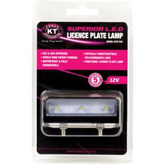 KT Cables Licence Plate Lamp - LED, White, 12V, , scaau_hi-res