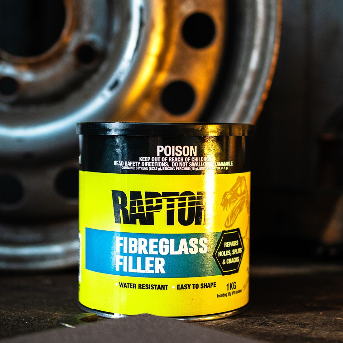 Raptor Fibreglass Filler 1KG, , scaau_hi-res