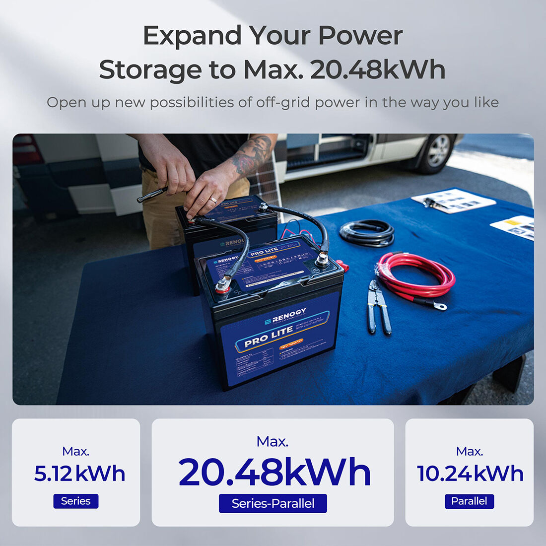 Renogy Lithium Deep Cycle Battery 12.8V 100Ah, , scaau_hi-res