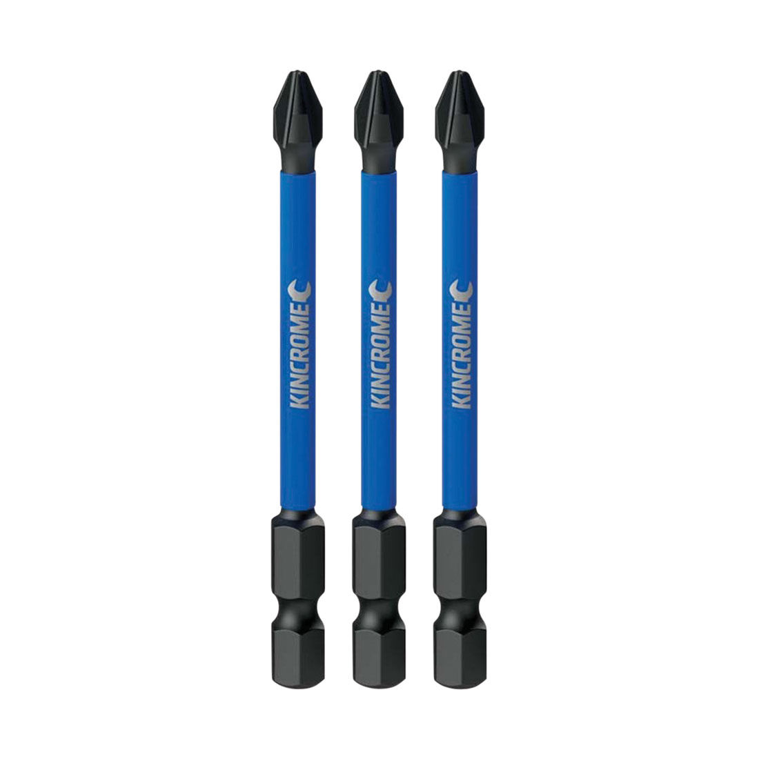 Kincrome PH#2 Impact Bit 3 Pack - 75mm, , scaau_hi-res