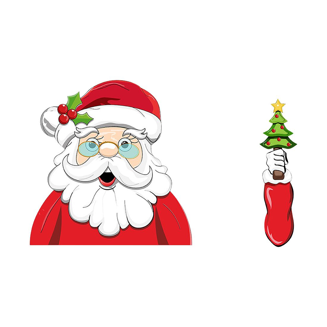 Christmas Rear Windshield Wiper Stickers, , scaau_hi-res